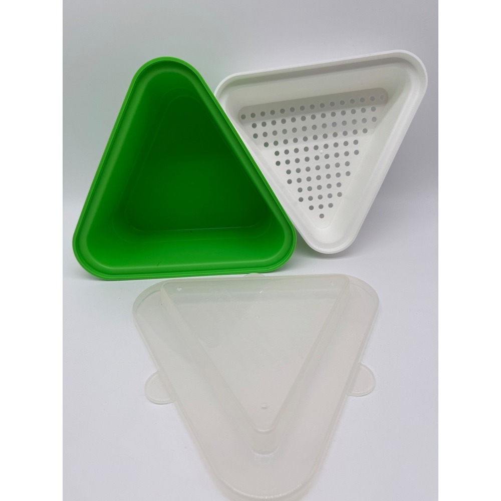 Rapid Brands Rapid Veggie Steamer Triangle Microwave Cooker Dorm College 7.5"